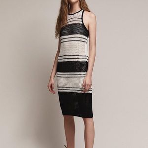 NWT FRAME open knit striped dress